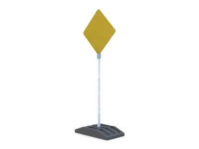 Street Sign 07 3D model
