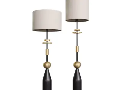 Roche Bobois Hannibal Floor Lamp 3D model