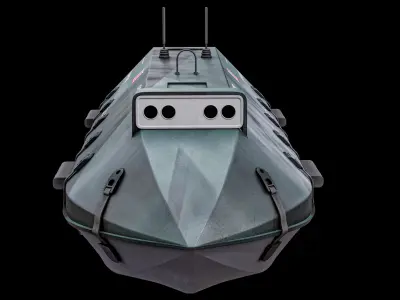  Spyglass Saronic - Unmanned Robotic Autonomous Surface Vessel With Camo PBR 