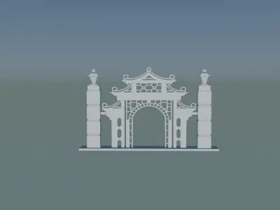 Gateway Exterior Gate 3D print model