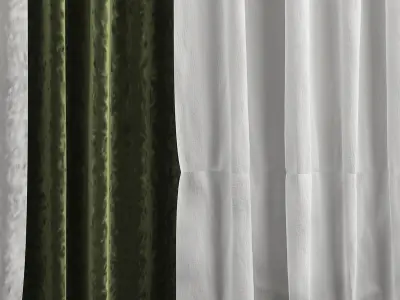 Curtain Set 21 3D model
