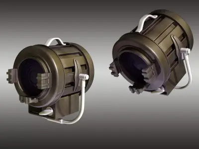 Mole Richardson Studio Lamp 3D print model