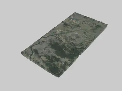 Goyang City Low-poly 3D model