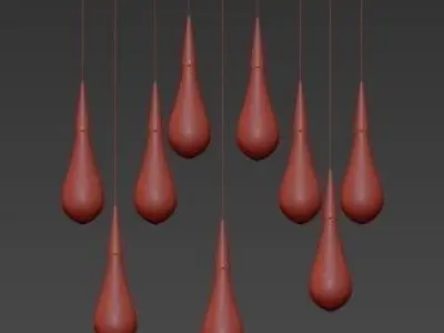 Chandelier The Pour 3D model