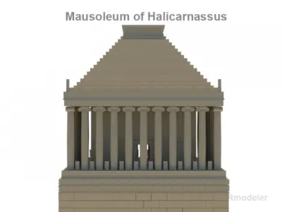 Mausoleum of Halicarnassus 3D model