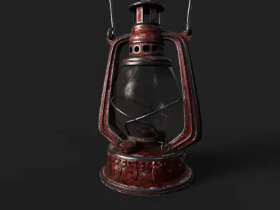Lantern - Game props 3D model