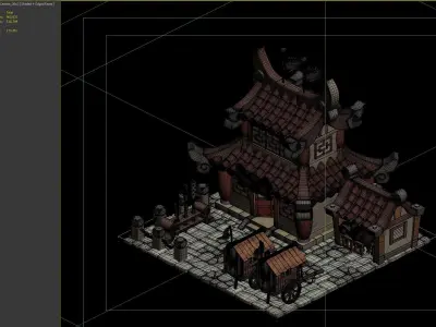 martial Arts 3D model