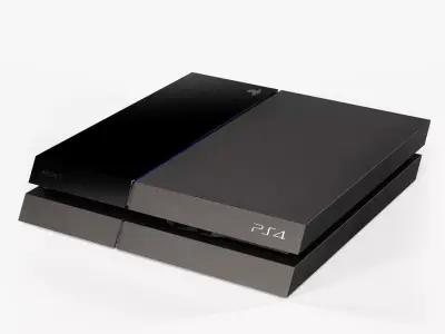 Sony PlayStation 4 Game Console Low-poly 3D model