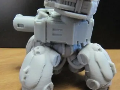 CHIBI-TECH SD - CHIMERA-B PBC TURRET CORE 3D print model
