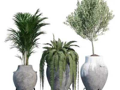 Tuscan plant stand 3D model