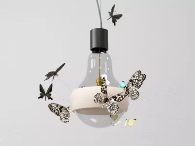 Flatterby Pendant Lamp 3D model