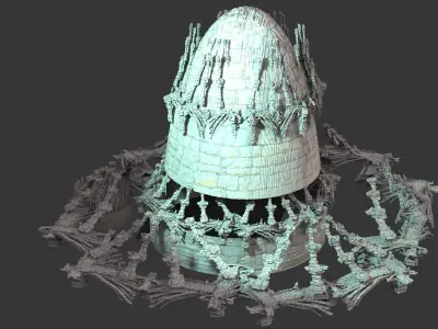 Moon of Kerberos Tower 3D model