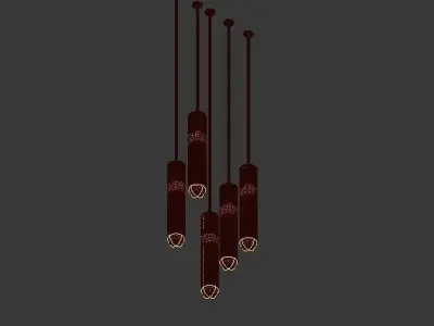 Fulcrum by Lee Broom Brass 3D model
