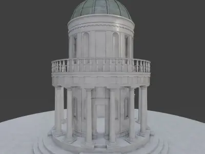 San Pietro in Montorio - Bramante 3D model