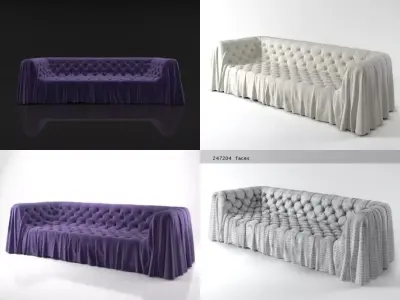 Bohemien sofa 3D model