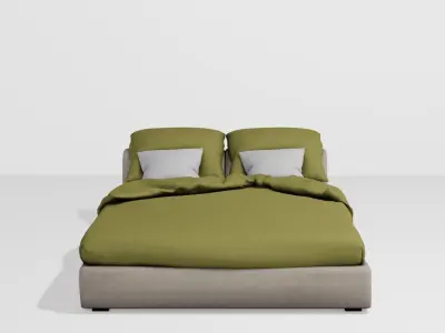 Noobist - Bed- cassindec   Low-poly 3D model