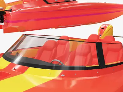  High Performance Racing Boat 