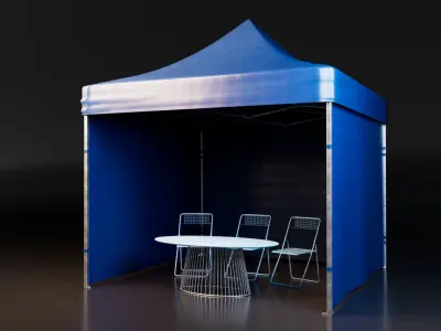 Promotional Tent Free 3D model
