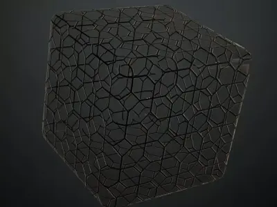 Glass Window Transparent PBR Seamless Texture