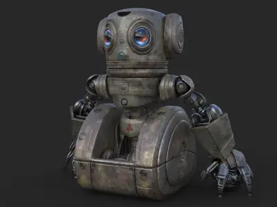 Cute Robot 3D model