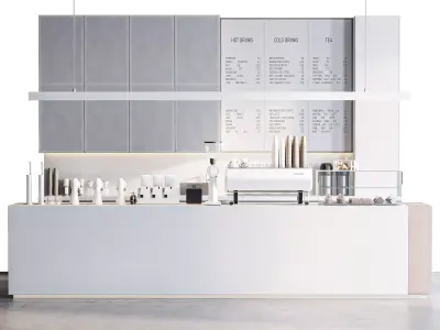 Caffe di carta 3D model