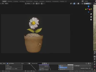 I give you a flower but all you focus is a spider 3D model