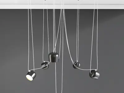 Flos 5 Hanging Light 3D model
