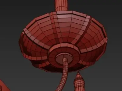 Paris Flea Market Large 8 Light Chandelier 3D model