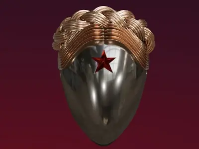 Atomic Heart Robotic Twins Helmet 3D print model