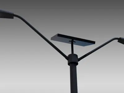 Dual Street Level Lighting 3D model