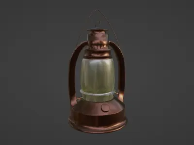Simple Lantern Free low-poly 3D model