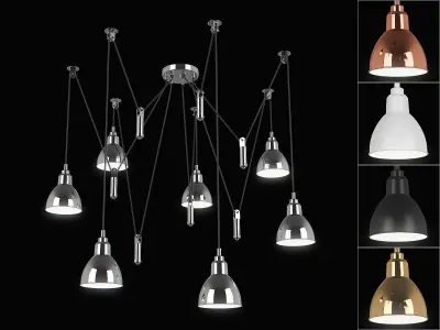 76107x Acrobata Lightstar Pendant Lamp 3D model