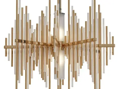 Corbett Lighting 238 42 Gold Leaf 3D model