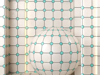 Country Green Point Relief Tile Texture-Seamless Texture