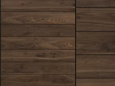 Decovita Softwood Dark Oak 200x1200 Set 2 3D model