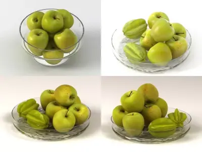 Golden delicious 3D model