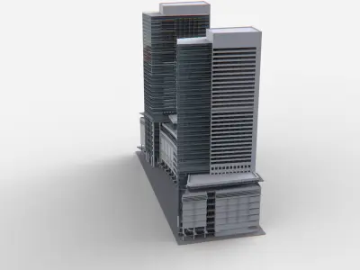Public Building 3D model