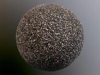 Gravel PBR Texture 02 Texture