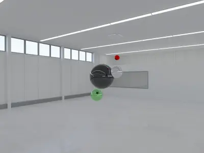 HDRI - Industrial Warehouse Interior 16 - 16384x8192 Texture