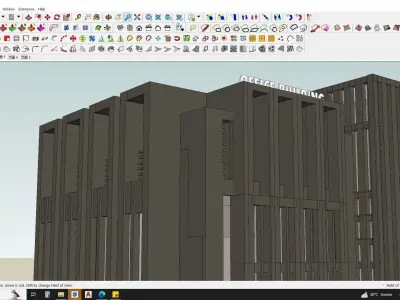 2 Apartment 3d sketchup models 3D model
