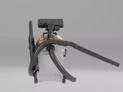 Large Vacuum Cleaner 3D Model 3D model