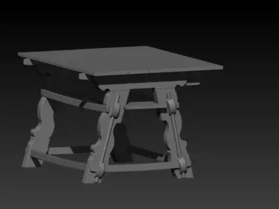 Table Free 3D model 7