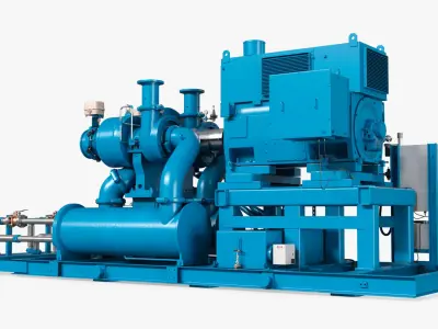  Polaris FS Industrial Air Compressor Blue 