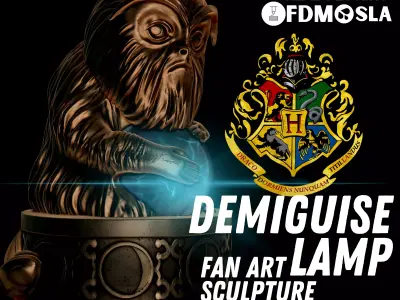 Demiguise Moon Lamp - Harry Potter Hogwarts Legacy 3D print model