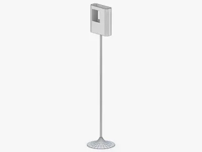 1446 - Floor Lamp Low-poly 3D model
