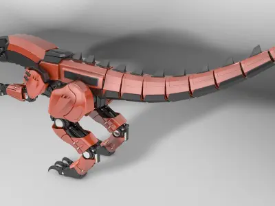 Dinozavr Raptor 3D model