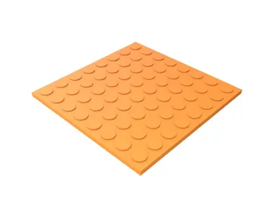 Blind Indicator Tactile Paving Tiles v1 001 Low-poly 3D model