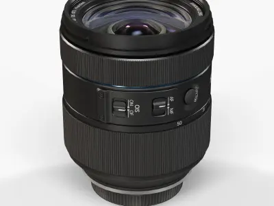 Samsung 16-50mm F 2-2-8 S ED OIS Lens Low-poly 3D model