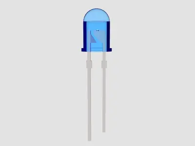 LED Electronics Component Free 3D Model Free 3D model