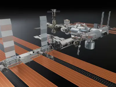 NASA International Space Station 3D model